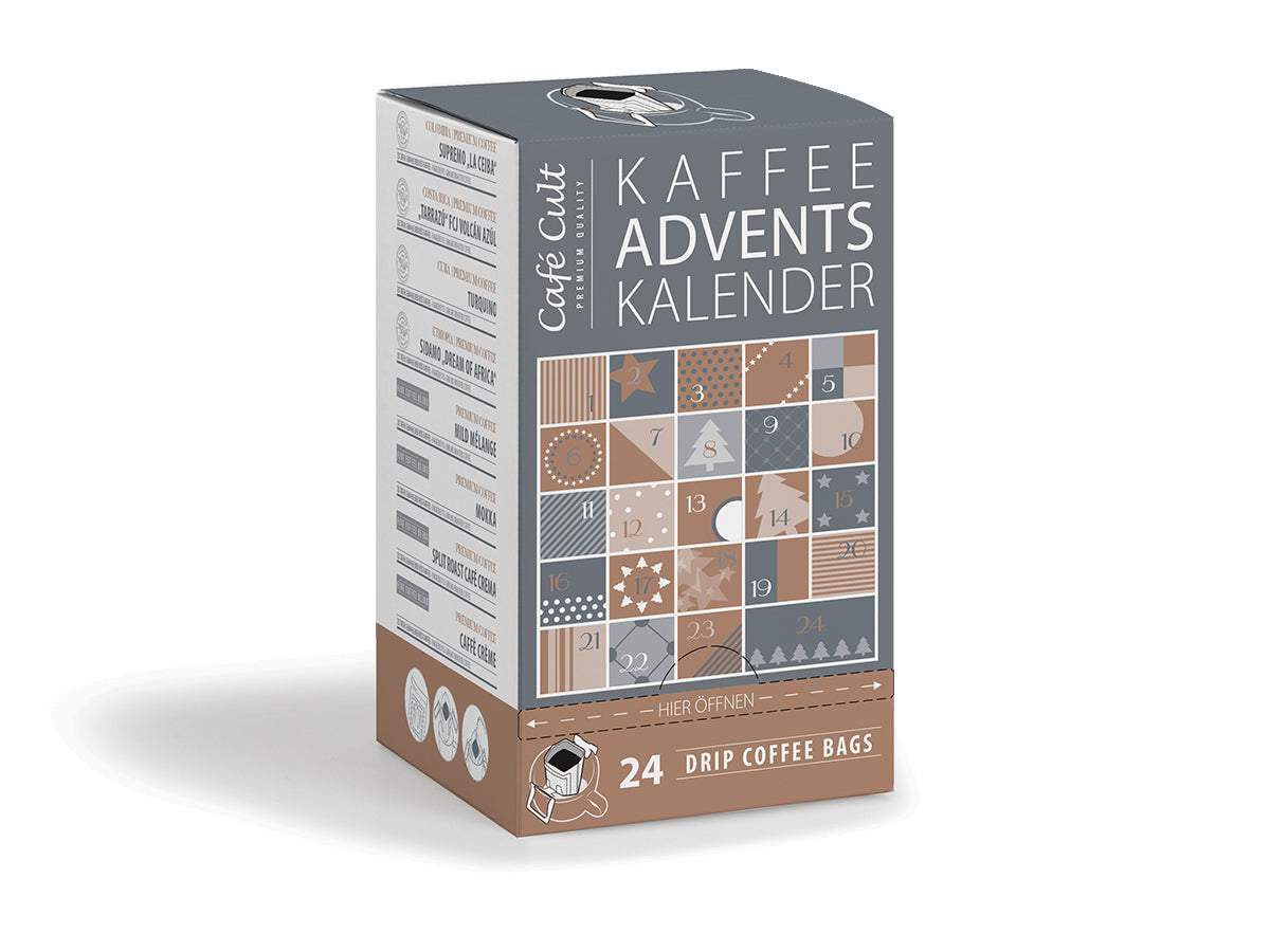 Kaffee-Adventskalender "Grau"