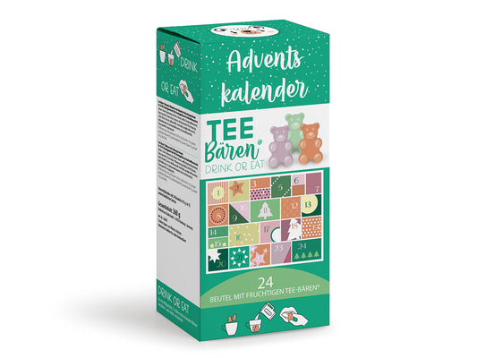 Tee-Bären® Adventskalender "Grün"