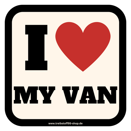 Sticker "I LOVE MY VAN"